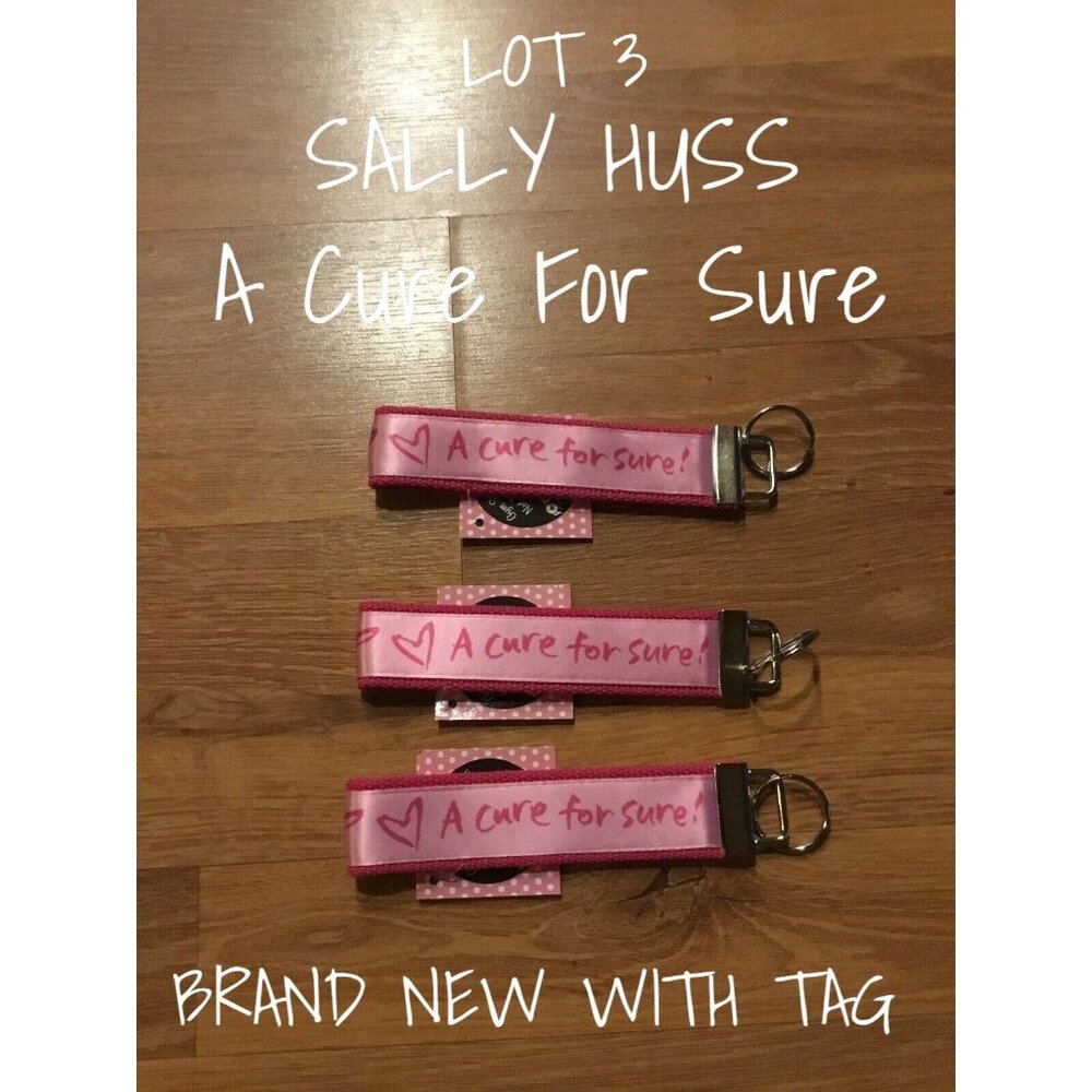 Sally Huss Wristlet Key Fob Key Chain Wrist Strap Key Fobs Handmade X 3 New